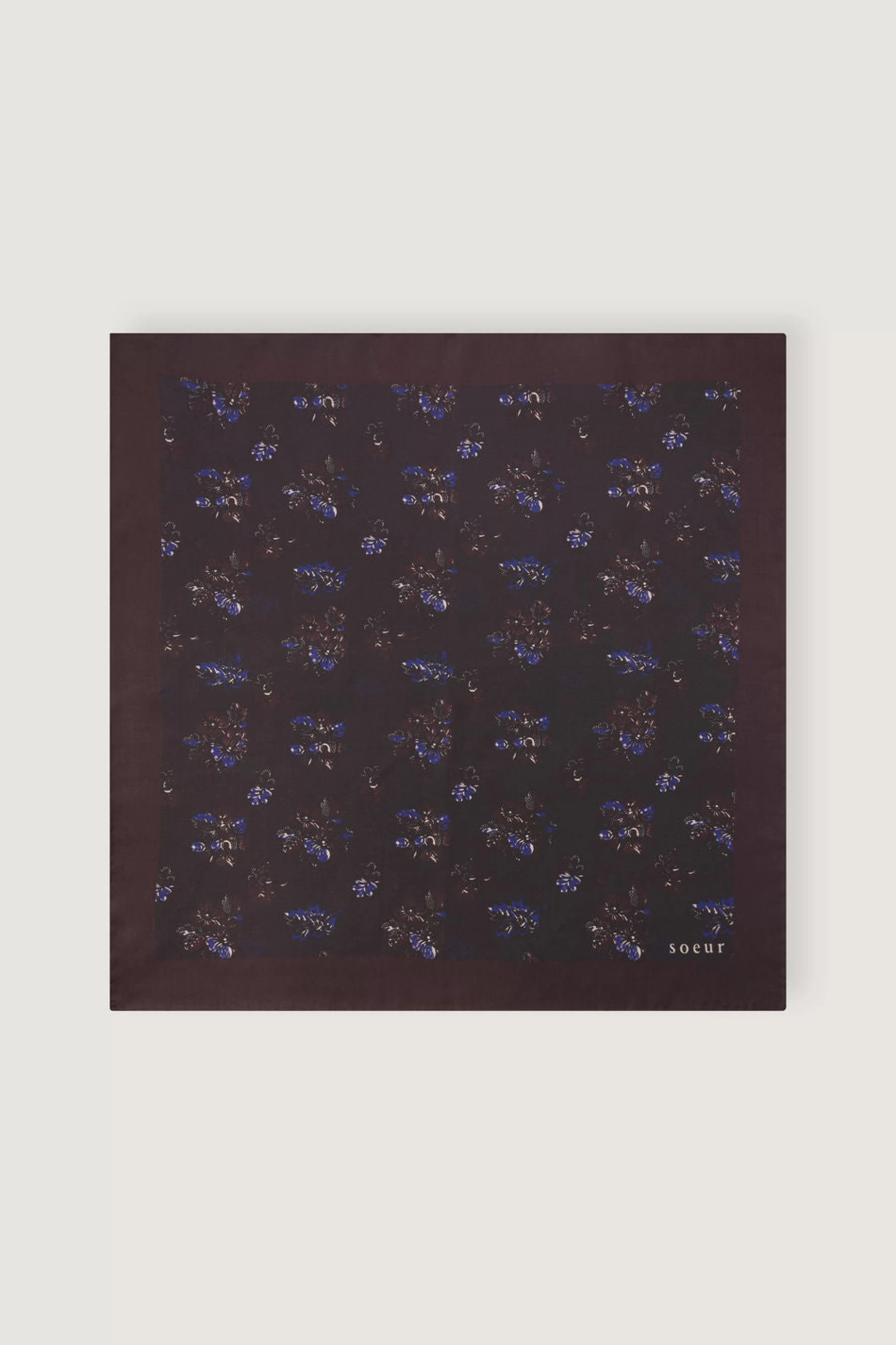 Online Soeur FOULARD DALTON Prune/Bleu