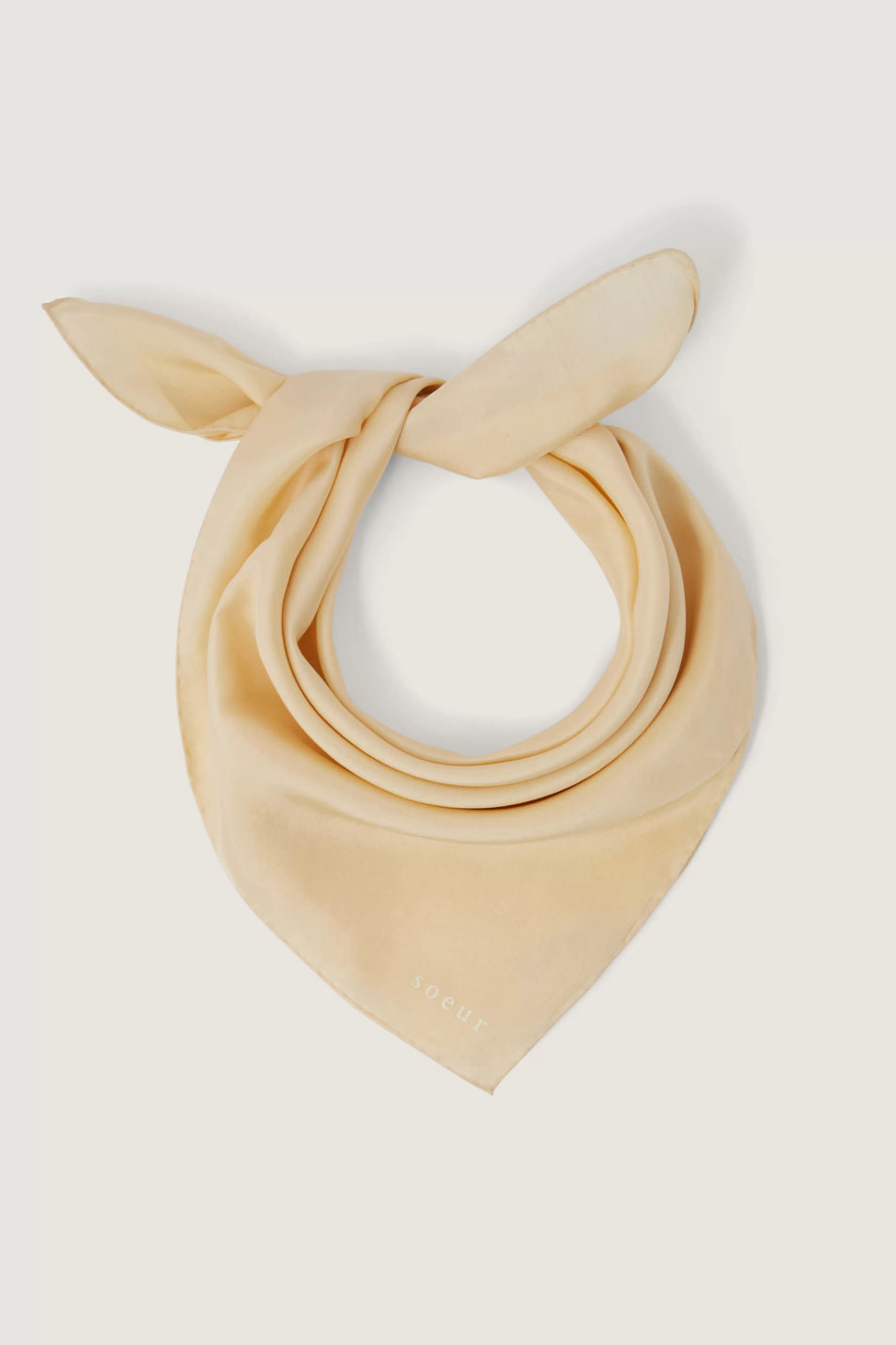 Shop Soeur FOULARD SQUARE Ecru